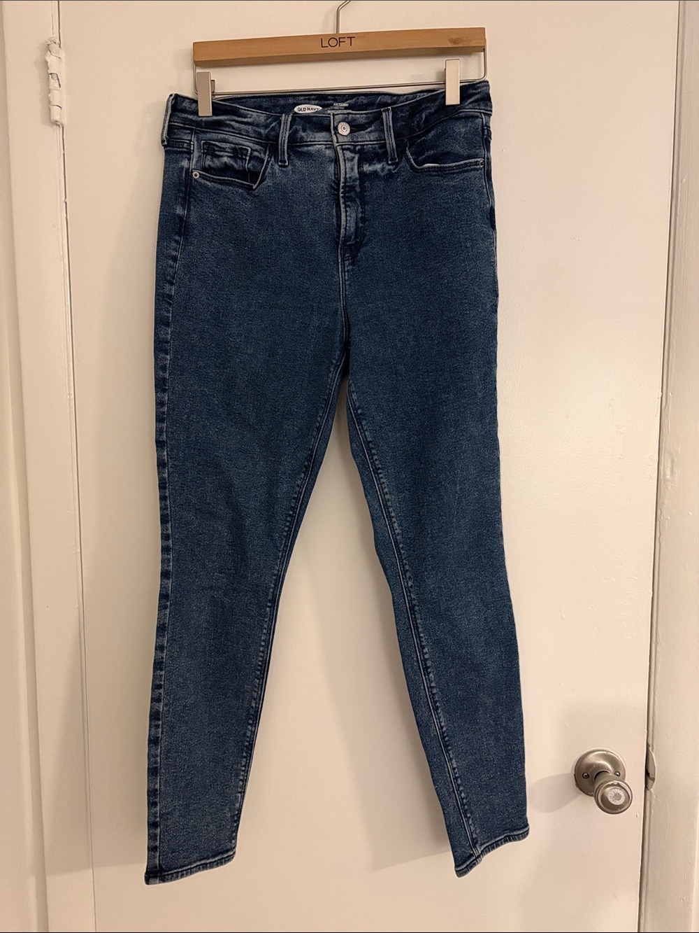 Old Navy Rockstar Super Skinny Jeans in Dark Indigo
